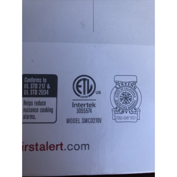 First Alert 2-in-1 Smoke & Carbon Monoxide Alarms 2 Pack 10 Year Battery NEW!! - Picture 6 of 7